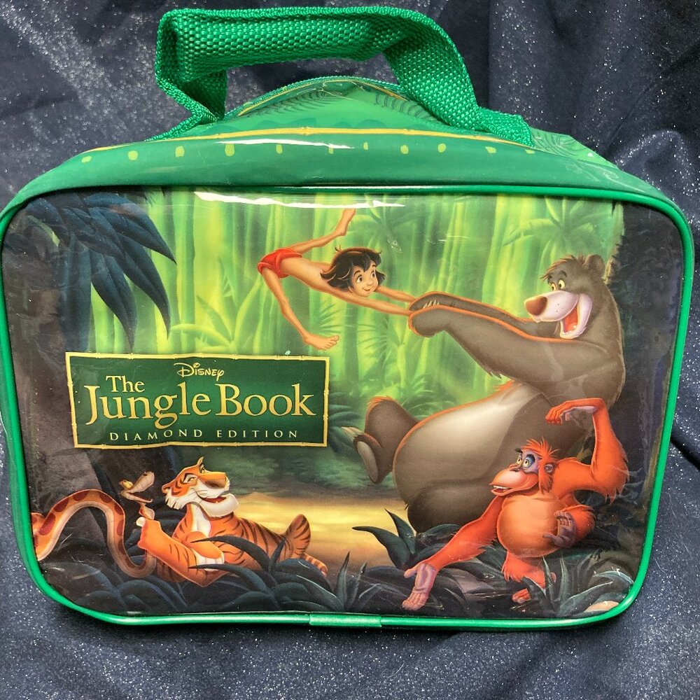 Disney The Jungle Book Lunch Tote Box Diamond Edition Double Sided Insulated